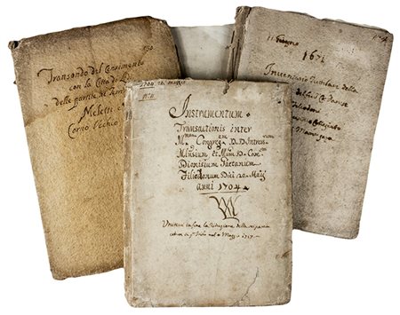 Inventario tutelare della eredità del fu Co: Danese Filiodoni rogato dal...