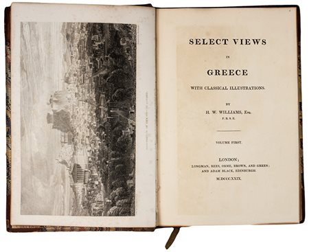 Williams Hugh William,&nbsp;Select views in Greece with classical...