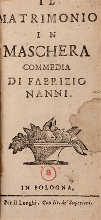 Nanni Fabrizio [pseud. di Gallesi Federico],&nbsp;Il matrimonio in maschera...