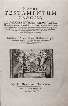 Dürr Johann, Pagnini Sante,&nbsp;Biblia universa et Hebraica quidem cum...