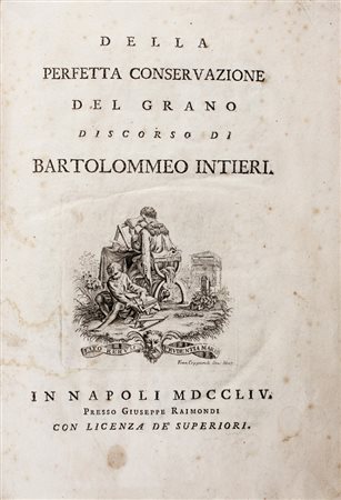 Intieri Bartolommeo, Galiani Ferdinando,&nbsp;Della perfetta conservazione...