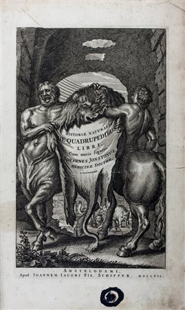 Jonston Jan,&nbsp;Historia naturalis...Amstelodami: Apud Ioannem Iacobi fil....