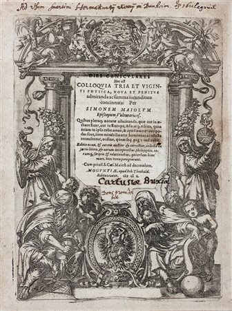 Majoli Simone,&nbsp;Dies caniculares hoc est colloquia tria et viginti...