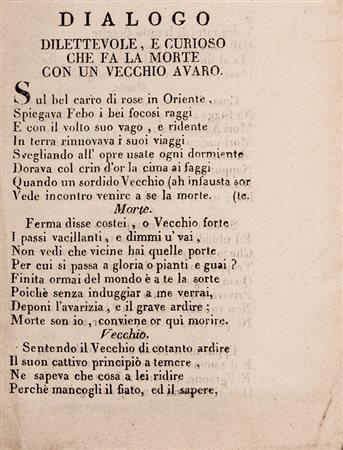 Menchi di Cireglio,&nbsp;Dialogo dilettevole, e curioso che fa la morte con...