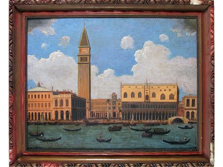Anonimo (XX secolo) Venezia 62,5x82 cm Olio su tavola