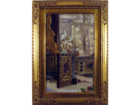 Tullio Salvatore Quinzio (1858–1918) Mose di Michelangelo (interno della...