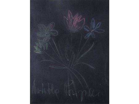 Novella Parigini (1921–1993) Fiori 50x60 cm Pastello su carta