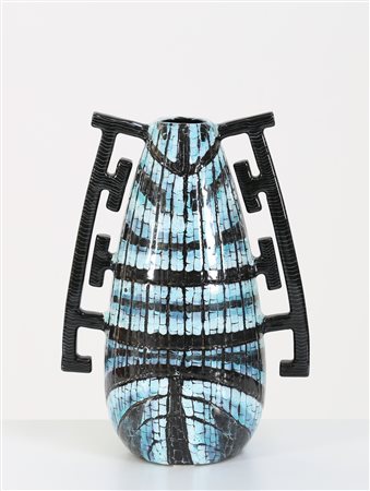 SAN POLO VENEZIA Vaso in ceramica. . -. Cm 22,00 x 30,50 x 15,00. Firma presente