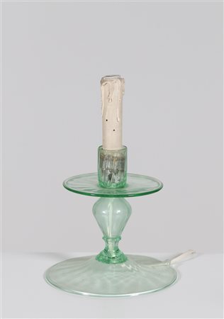 CAPPELLIN M.V.M Lampada da comodino in vetro, Murano anni 40. . -. Cm 18,50 x...