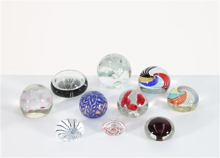 BAROVIER & TOSO Dieci fermacarte. -. Cm 10,00 x 10,00 x 10,00. Misure: 10 x...