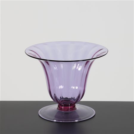 ZECCHIN VITTORIO (1878 - 1947) Vaso, per M.V.M. Cappellin. . Cm 20,50 x 16,50...