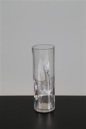 ZUCCHERI TONI (1937 - 2008) Vaso a membrana in cristallo, per Venini anni 70°...