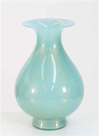 BUZZI TOMASO (1900 - 1981) Alla maniera di. Vaso velato e foglia oro, anni...