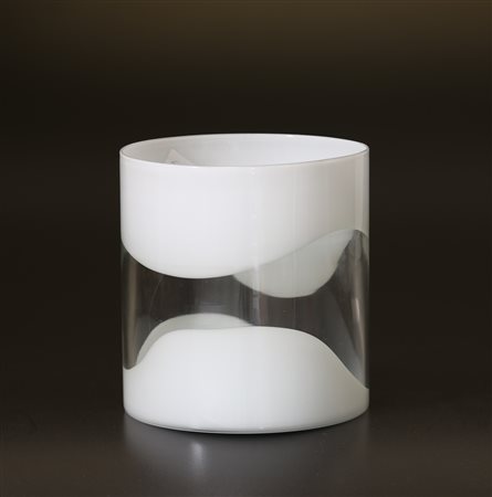 GASPARI LUCIANO Vaso a incalmo, per Salviati anni 60. -. Cm 15,00 x 15,50 x...