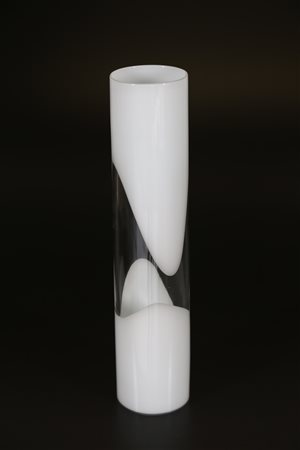 GASPARI LUCIANO Vaso a incalmo, per Salviati, anni 60. -. Cm 8,50 x 39,50 x...