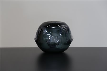 BARBINI ALFREDO (1912 - 2007) Vaso spazialista, anni 60. -. Cm 17,50 x 13,50...