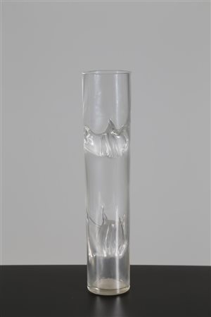 ZUCCHERI TONI (1937 - 2008) Vaso a membrana in cristallo, per Venini anni 70°...