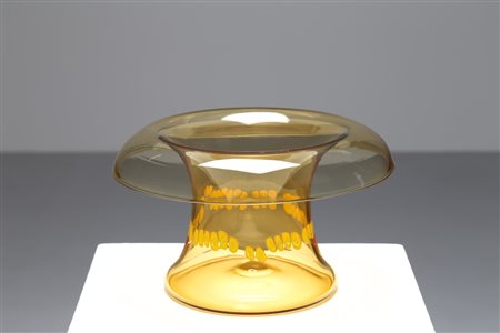 POTENZA GIANMARIA (n. 1936) Vaso scultura ambra e murrine, per La Murrina...