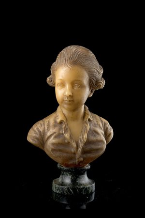 Andr&eacute; Jean Lebrun (Parigi 1737 - Vilnius 1811) (attr.) Busto in cera...