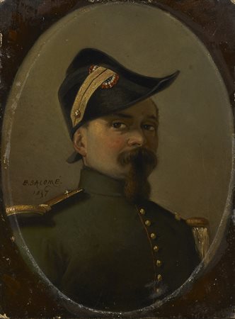 Emile Louis Salom&eacute; (Lille 1833 - Salom&eacute; 1881) "Ritratto di...