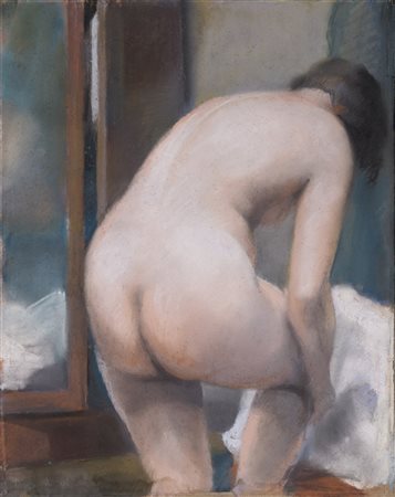 Marcel Roche (Francia 1890 - 1959) "Nudo di donna" pastelli...