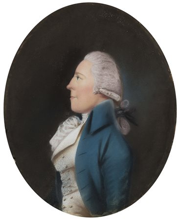 Scuola della prima met&agrave; del sec. XIX "Ritratto di gentiluomo di...