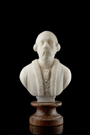 Artista della fine del sec. XVIII "Ritratto di regnante" mezzobusto...