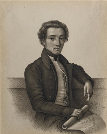 Jean Chr&eacute;tien II Valois (1809 - 1894) "Ritratto di...