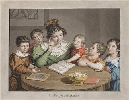 Pietro Anderloni (Brescia 1785 - Cabiate 1849) "La famiglia dell'autore...