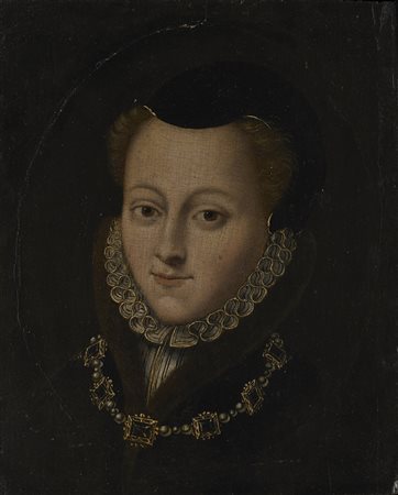 Scuola dell'Europa settentrionale inizio sec. XVII "Ritratto di Mary...