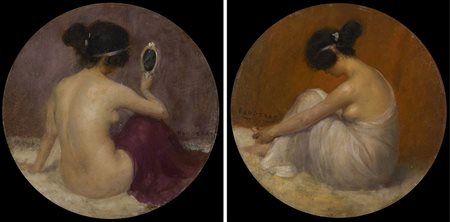 Emmanuel Fougerat (Rennes 1869 - Parigi 1958) "Donne alla toilette"...