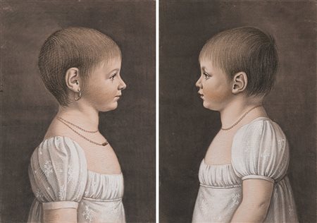 Meilliere De Reims (sec. XVIII - XIX) "Ritratto di Marie Charlotte...