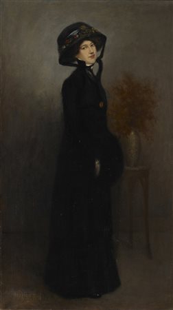 Alfred Henry Maurer (New York 1868 - 1932) Cerchia di "Ritratto di...