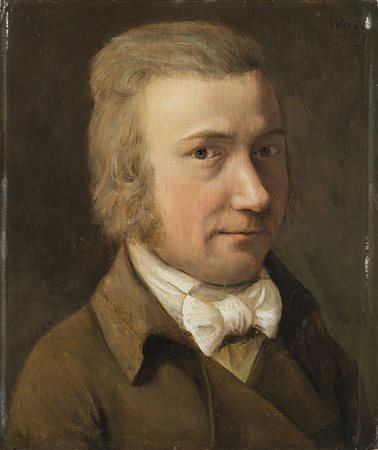 Scuola dell'inizio del sec. XIX "Ritratto di gentiluomo" olio su...