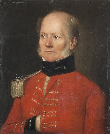 Scuola dell'inizio del sec. XIX "Ritratto di Henry G. Bonnin" olio...