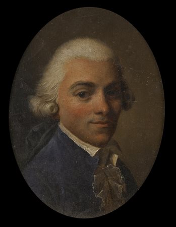 Scuola della fine del sec. XVIII "Ritratto di D'Albert Dobignes...