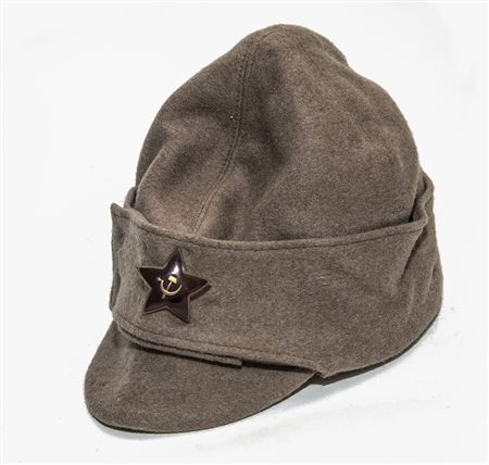 Raro copricapo "budenovka" da commissario politico 1935. Russia Sovietica