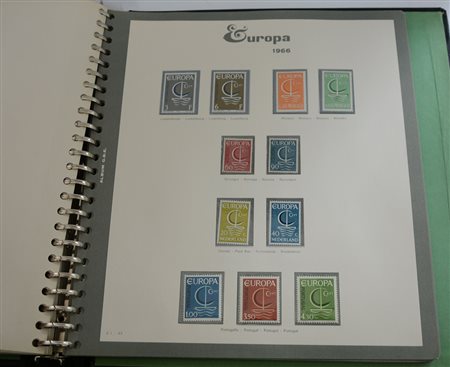 [EUROPA CEPT] 1956/1968 Collezione completa del periodo, senza foglietti. In...