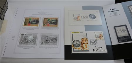 [REPUBBLICA] 2011 Collezione formata da 9 foglietti stampati su lamina...