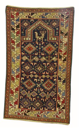 [Tappeti] Tappeto Shirwan da preghiera, Caucaso, fine sec. XIX. Decorato con...