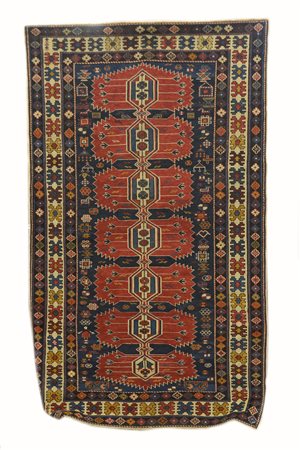 [Tappeti] Tappeto Shirwan Kuba, Caucaso, seconda metà sec XIX. Disegno a...