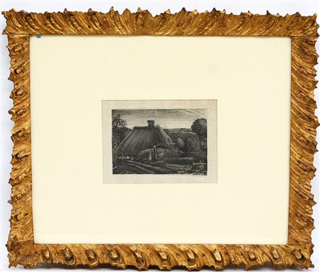 Graham Sutherland (Londra 1903 - 1980) “Lions” 1926 Acquaforte (cm 15x16,4)...