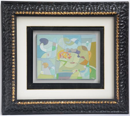 Vincenzo Balsamo (Brindisi 1935) "Senza titolo" 1980 c., olio su tela (cm...