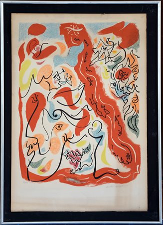 André Masson (Balagny-sur-Thérain 1896 - Parigi 1987) "Senza titolo",...