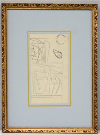 Atanasio Soldati (Parma 1896 - 1953) "Senza titolo (composizione)" studio su...