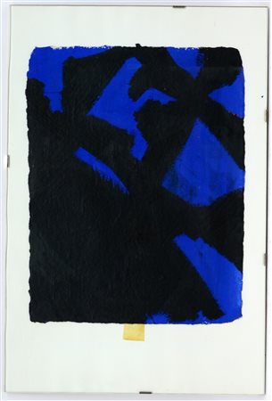 Mazzon Galliano (1896 - 1978) "Composizione", acrilico su cartoncino (cm...