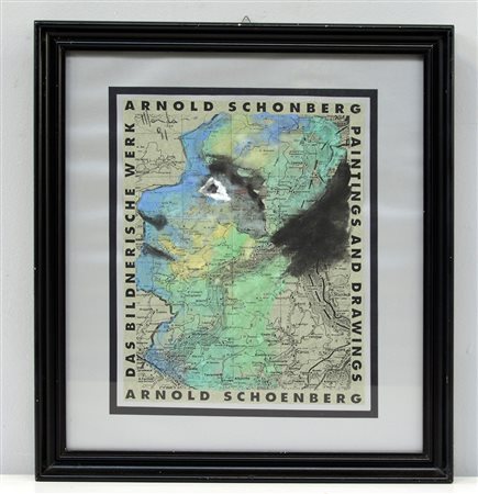 Aldo Mondino (Torino 1938 - 2005) "Senza titolo" 1991, tecnica mista su carta...