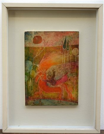 Vladislav Kavan (Baska 1942 - Bolzano 2003) “Senza titolo” 1972 Tecnica mista...