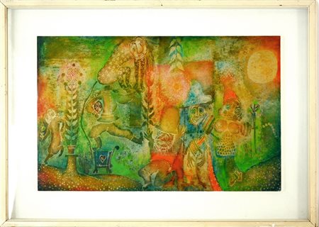 Vladislav Kavan (Baska 1942 - Bolzano 2003) "Senza titolo" 1972 olio su...