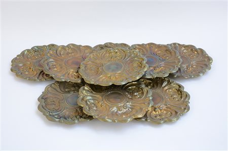 Lotto composto da dodici sottopiatti